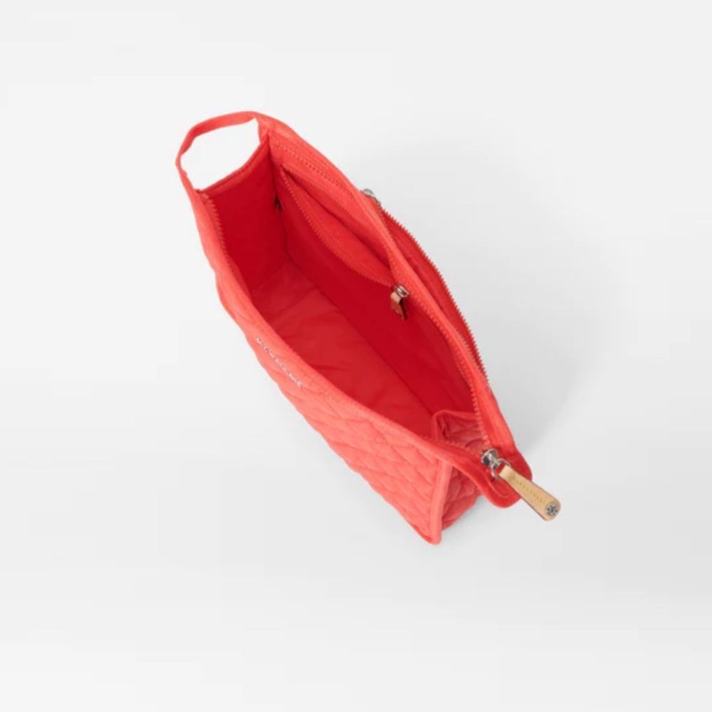 NWT MZ Wallace Coral Metro Clutch - Picture 2 of 4